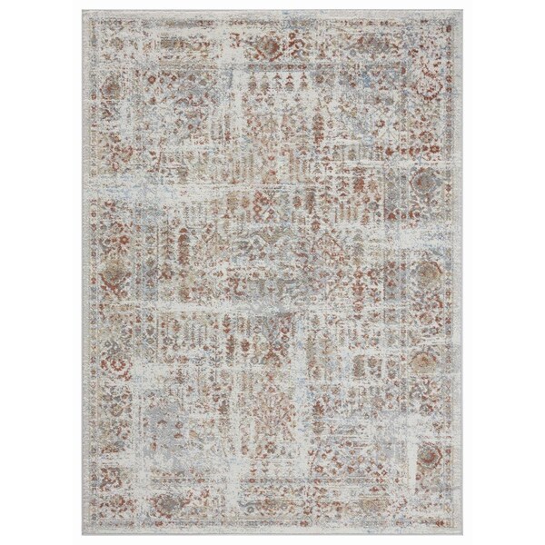 Manmade Austin Nixon Rust Accent Rectangle Rug 1 ft. 11 in. x 3 ft. MA3086008 - main